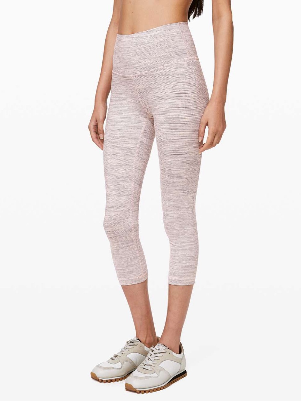 Lululemon Wunder Under Crop (High-Rise) *21" pink vintage mauve